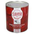 Savor Imports Savor Imports Choice Pineapple Slices In Juice #10 Can, PK6 147055